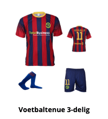 Voetbaltenue 3-delig